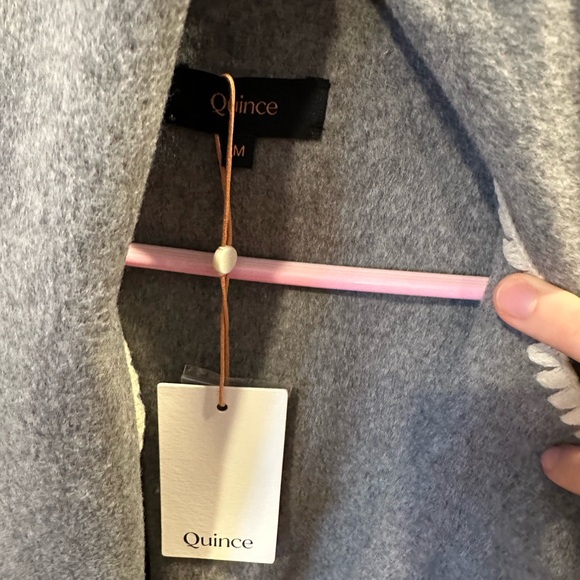 Quince Double-Faced Merino Wool Scarf Coat - Picture 6 of 6